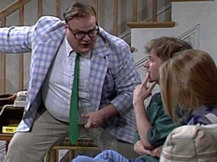 Perhaps the most iconic "SNL" sketch of all time, Chris Farley played Matt Foley, a motivational speaker who cautioned kids about living in a van down by the river.