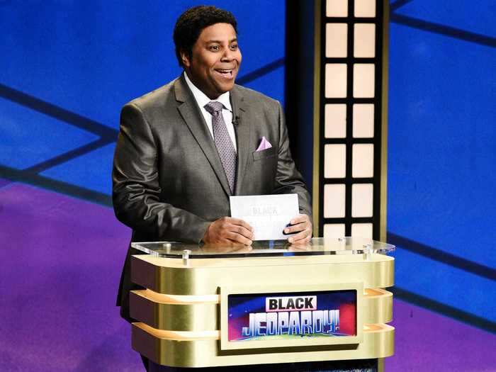 "Black Jeopardy!" is a recurring sketch hosted by Kenan Thompson as Darnell Hayes, where the categories vary, except for one — White People.