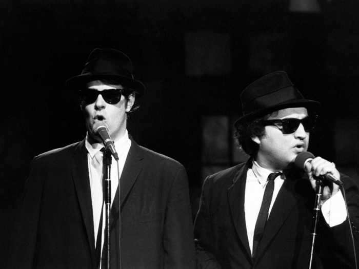 The Blues Brothers, played by Dan Aykroyd and Jim Belushi, are still popular today.