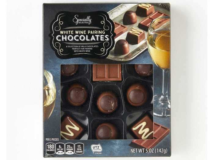 Grab these Specially Selected wine-pairing chocolates for your next night in.