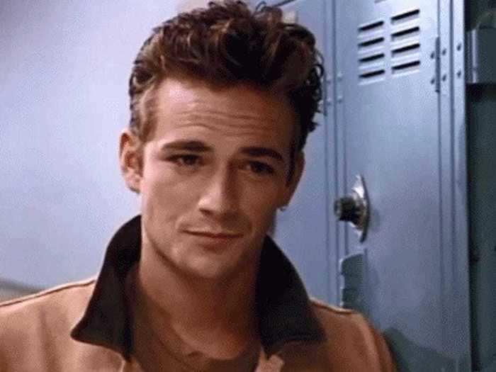 Luke Perry played handsome loner Dylan McKay on the show.