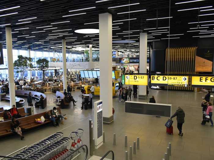 9. Amsterdam Airport Schiphol