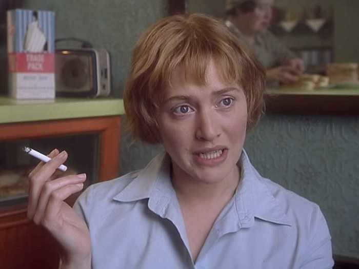 Winslet was young Iris Murdoch in "Iris" (2001).