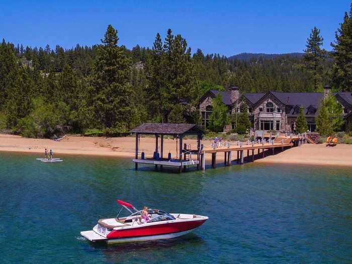 And even though it ultimately sold at a significant price cut, it is still the most expensive waterfront sale on the Nevada side of Lake Tahoe.