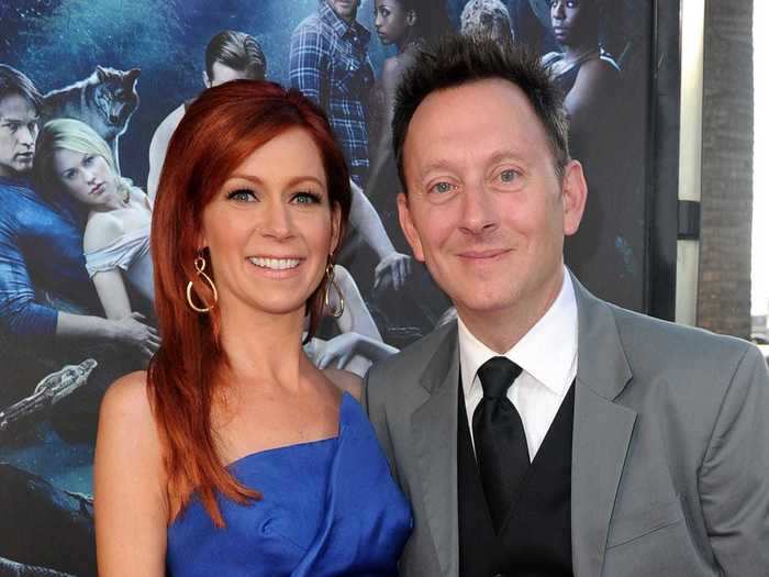 Michael Emerson and Carrie Preston played mother and son on "Lost," but never actually shared the screen together — she played his character Ben