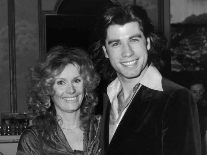 John Travolta dated his TV mom, Diana Hyland, until her death in 1977. The two met on the set of "The Boy in the Plastic Bubble."