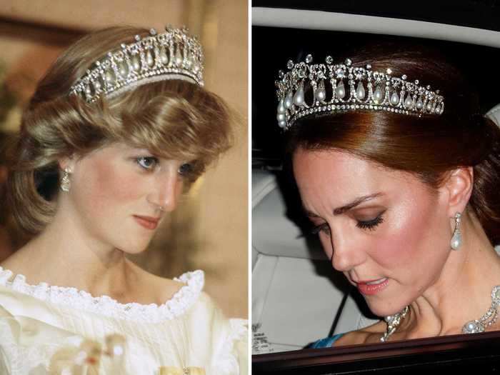 Middleton has also worn Princess Diana