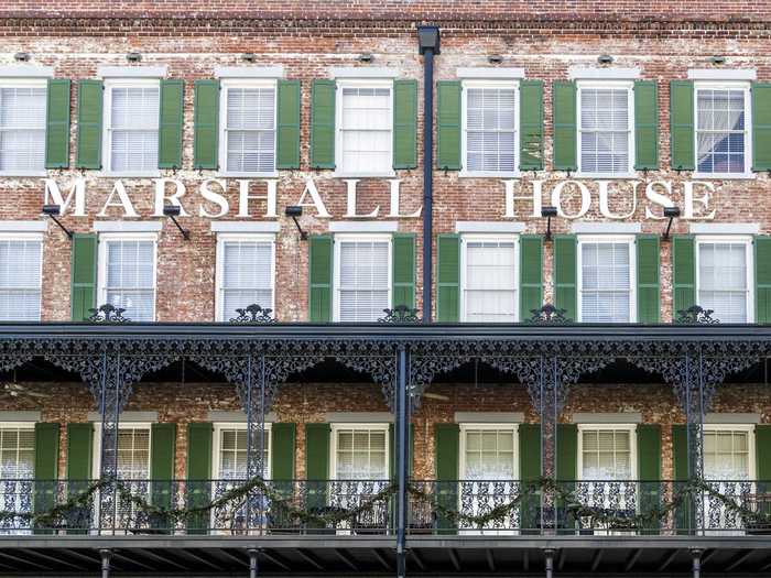 The Marshall House in Savannah, Georgia, served as a hotel during the Civil War and through two yellow fever epidemics.