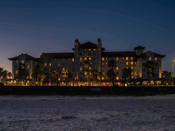 The Hotel Galvez in Texas is reportedly built atop the graves of thousands who died in the 1900 Galveston hurricane.