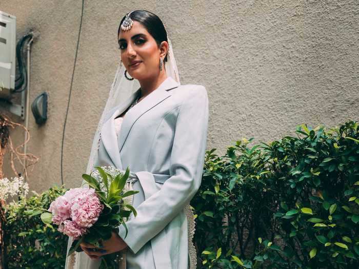 Rishi told Insider photos from her wedding day started making the rounds in Indian bridal magazines, and people had mixed feelings about her look.