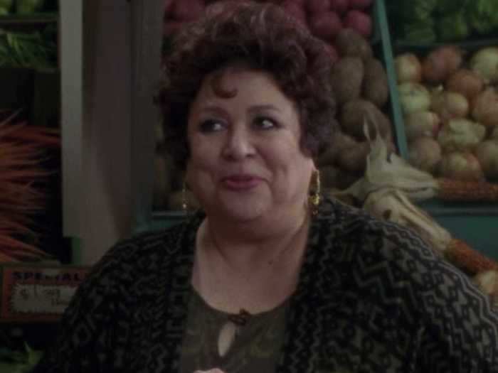 Liz Torres played Miss Patty, the gossipy dance teacher.