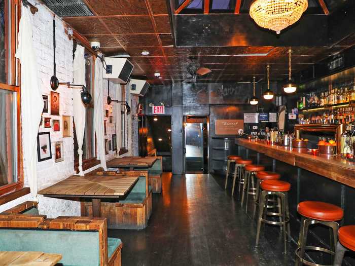 The space upstairs has a warm, welcoming, and unpretentious vibe.