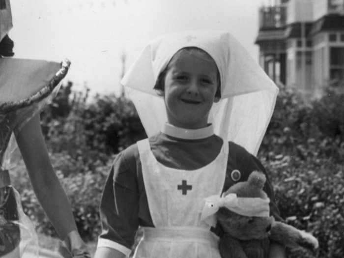 People used to dress in actual nurse uniforms.