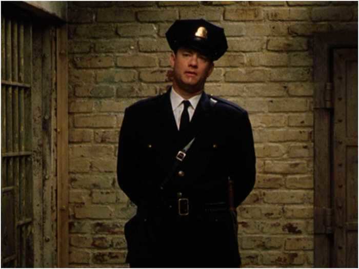 "The Green Mile," released in 1999, stars Tom Hanks as a guard on Death Row.