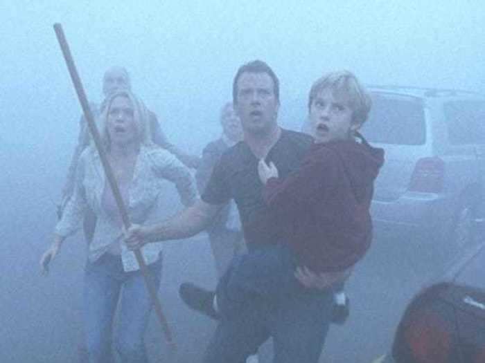 The 2007 film "The Mist" was so scary that it even made King jump, director Frank Darabont said in his commentary.