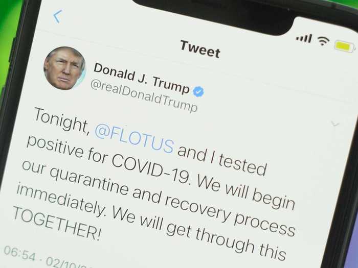 Friday, October 2: Trump announces in an early morning tweet that he and First Lady Melania Trump tested positive for COVID-19