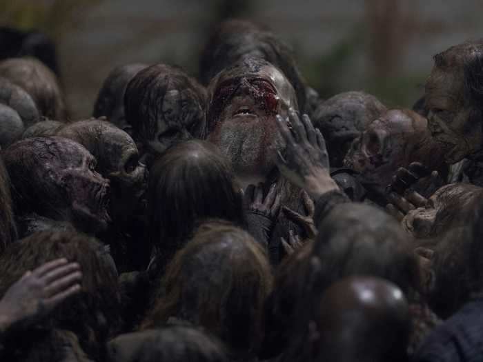 Daryl quickly killed Beta by stabbing him in the eyes on the finale.