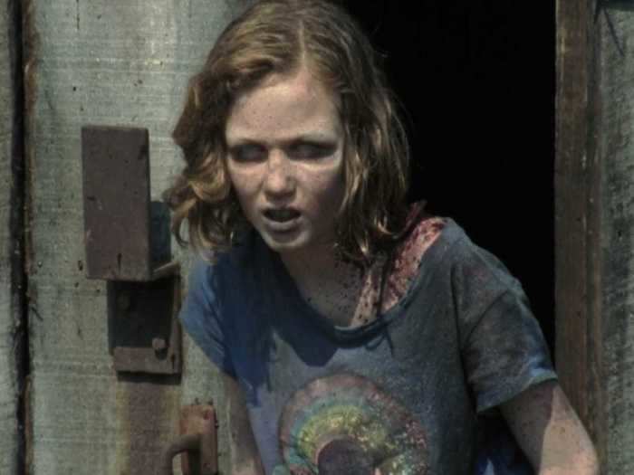 Carol’s daughter Sophia died in season two after getting lost in the woods.