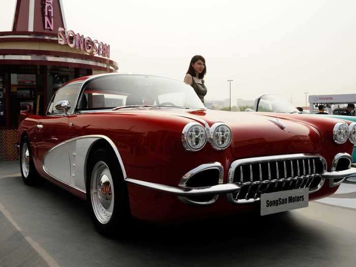 While the event included plenty of far-out and futuristic vehicles, it also showcased some retro-inspired rides, like Songsan Motors