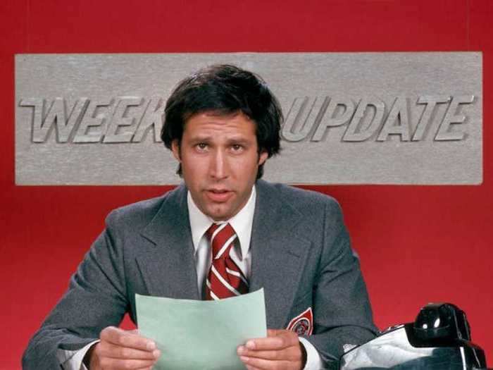 Chevy Chase was the first person to say "... live from New York, it