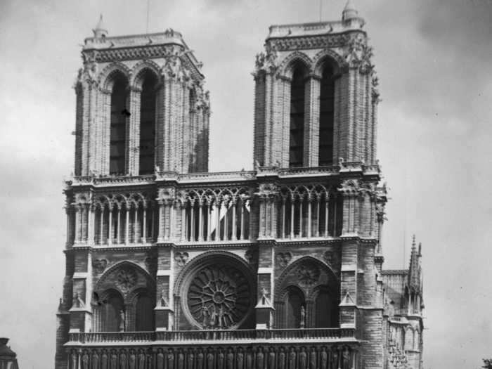 The Notre Dame Cathedral has always been an important landmark in the Paris skyline.