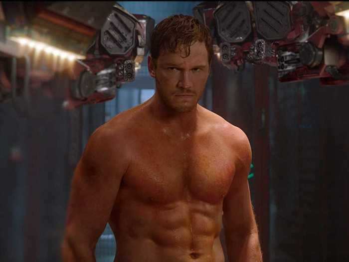 When he was cast as Peter Quill, aka Star-Lord, he lost 60 pounds in six months by working out for hours every day.