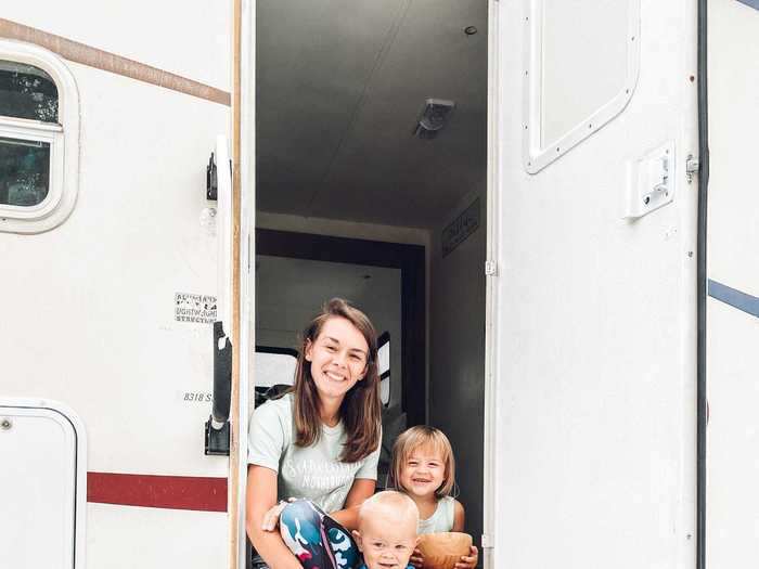 Chelsea said that the money the family saves with the RV is what allowed them to start the farm.