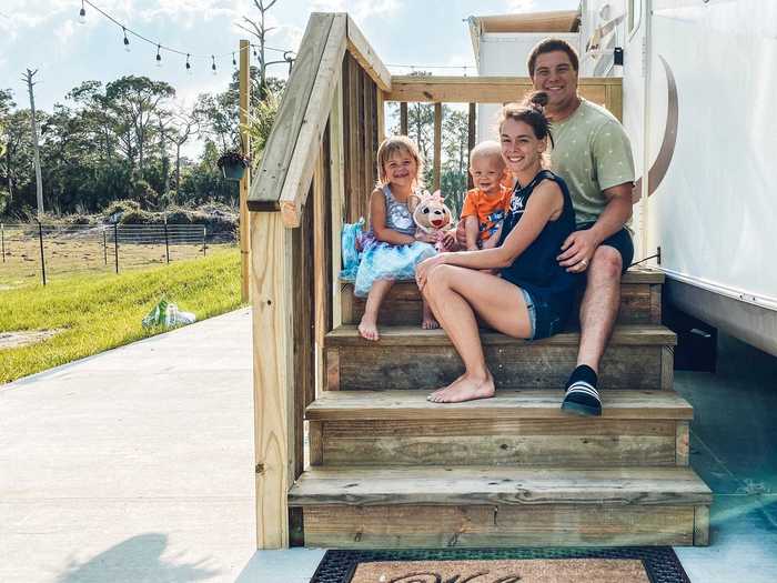 Chelsea and Logan Hawley came into five acres of farmland in Florida in 2019.