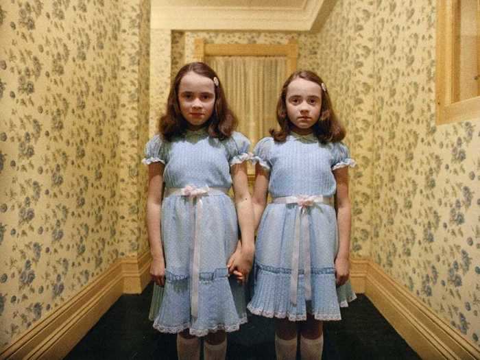 Twins Lisa and Louise Burns played the Grady sisters in "The Shining."