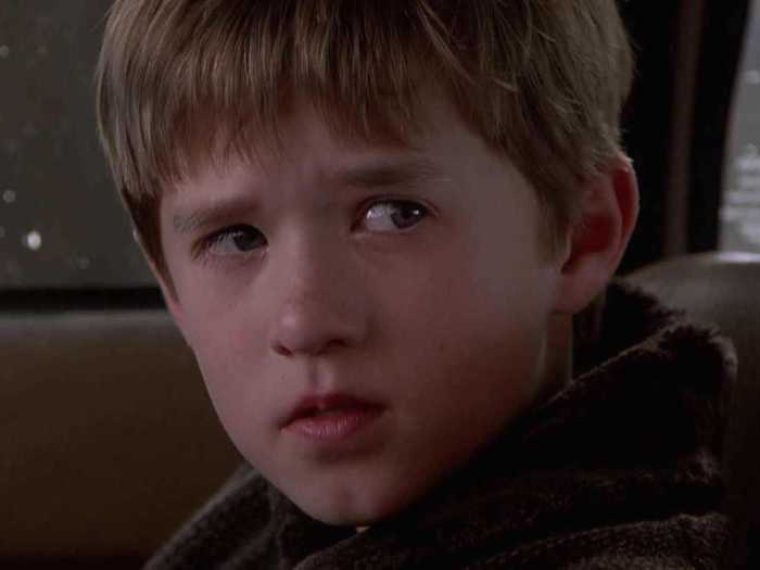 Haley Joel Osment starred in "The Sixth Sense" when he was 11.