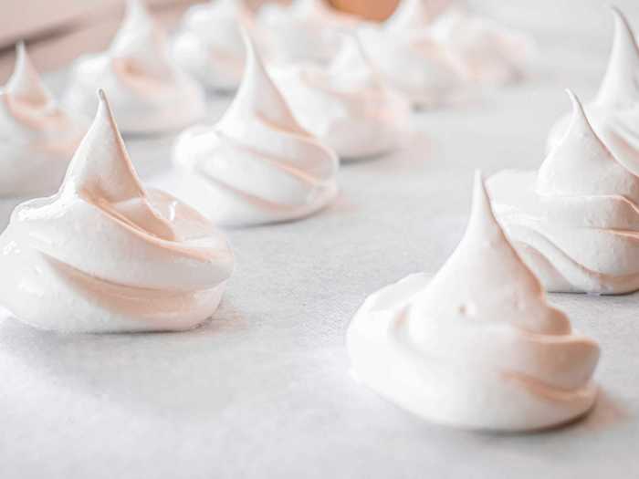 You can achieve perfectly light meringues.