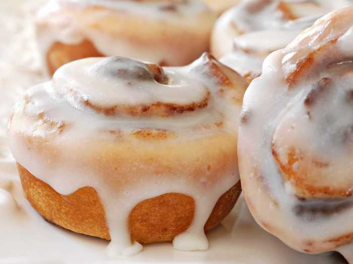 An air fryer can bake cinnamon rolls more evenly than a traditional oven.