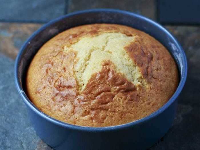 Cake is surprisingly easy and tasty to make in an air fryer.