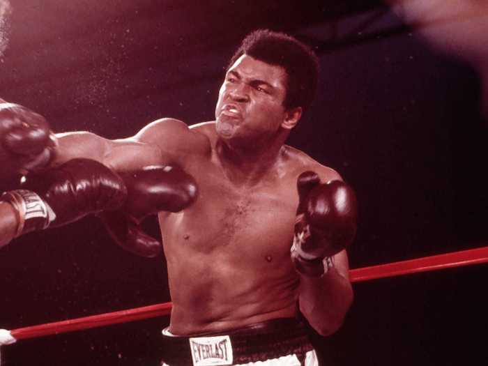 Muhammad Ali boxed against undefeated world heavyweight champion George Foreman in what was known as The Rumble in the Jungle.