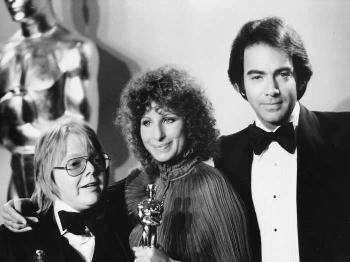 Barbra Streisand was one of the biggest stars of the decade, culminating in her Oscar win for best original song at the 49th Academy Awards in 1977.