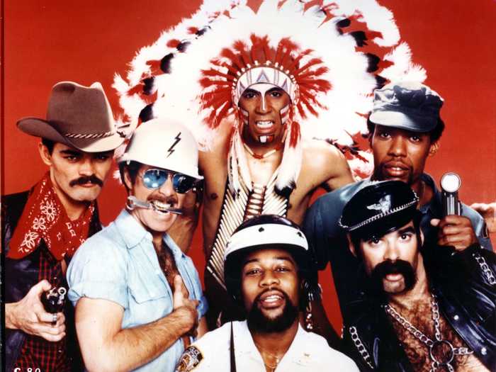 The Village People was another popular music group of the time.