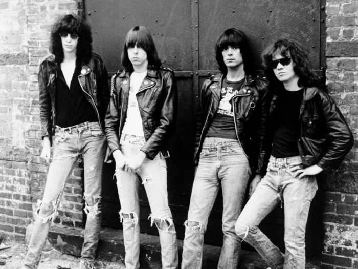 In 1976, the Ramones released their self-titled debut album.