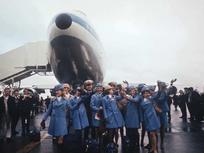 On January 12, 1970, a Boeing 747 arrived at London