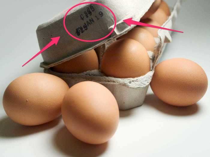 Eggs come with a "sell by" date, not an expiration date.