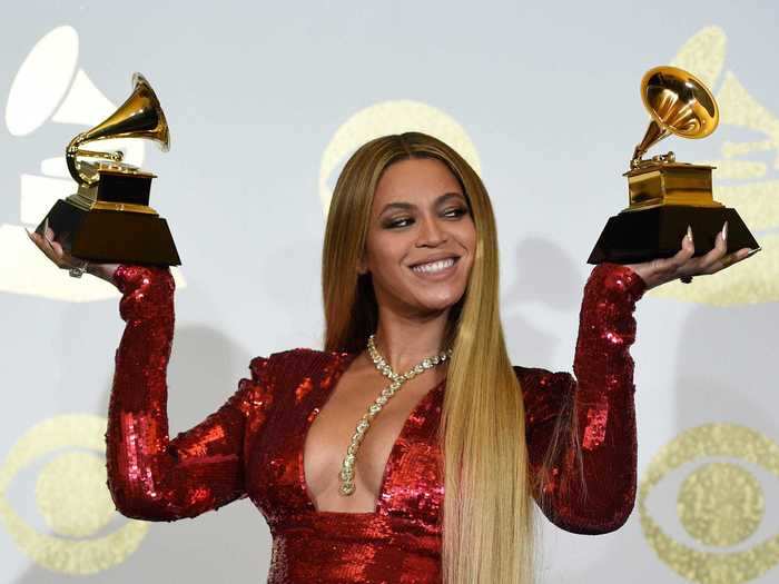 Tanks to her 2016 album "Lemonade," she became the first artist to be nominated across four different genre categories at the Grammys in the same year.