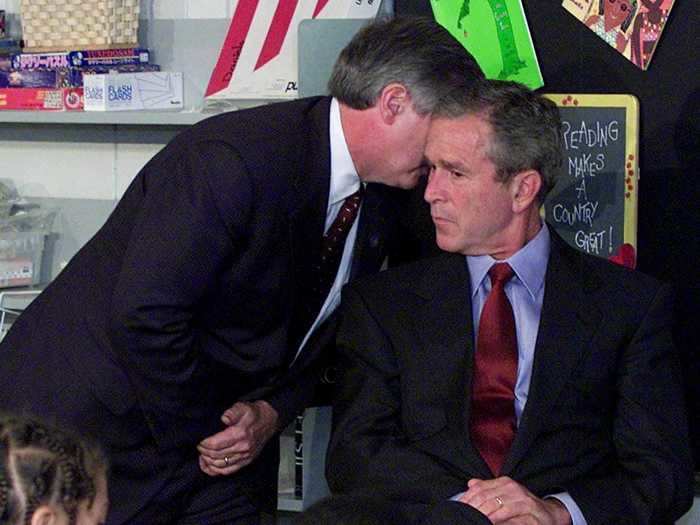 President George W. Bush learned of the September 11 terrorist attacks while he was visiting an elementary school in Florida.