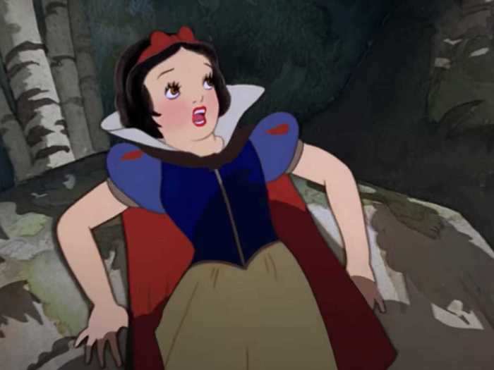 Watching Snow White get lost in the forest isn