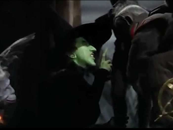 The flying monkeys in "The Wizard of Oz" were one of the creepiest parts of the movie.