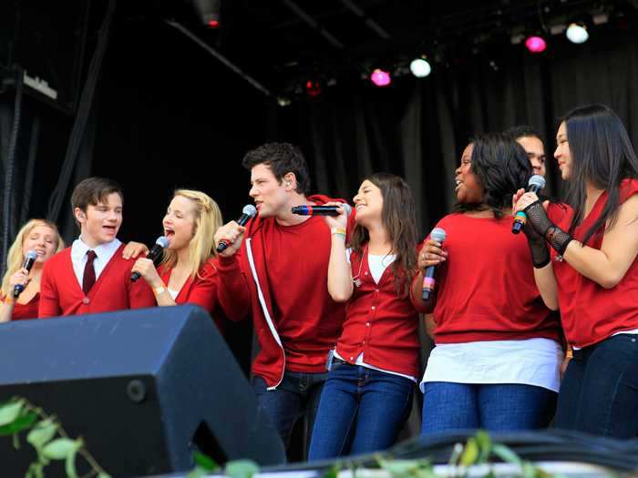 The "Glee" cast once performed at the White House.