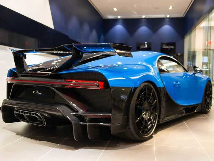 The Bugatti Chiron Pur Sport is the lighter, better-handling version of the Chiron.