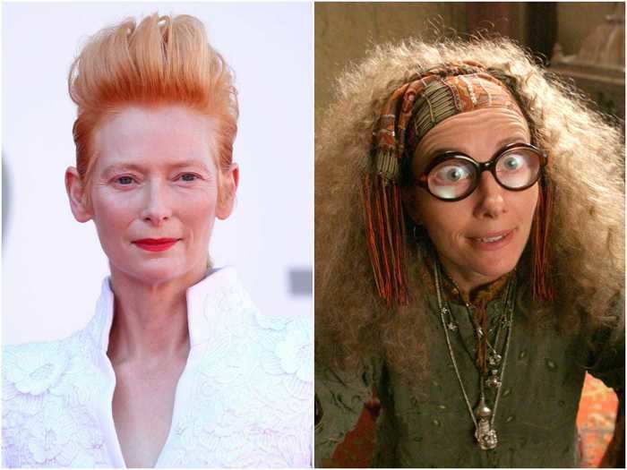 Tilda Swinton almost got the role of Professor Trelawney