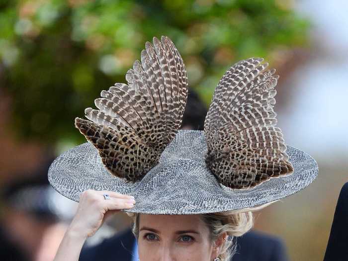 Royal wedding fashion takes things to a whole other level, as exhibited by Princess Ekaterina of Hanover who wore a daring fascinator.