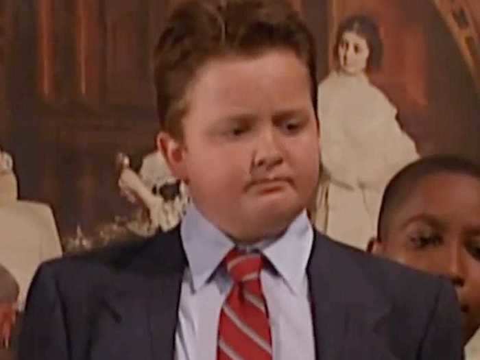 Noah Munck, known for playing Gibby on "iCarly," played an executive at Wiz-World Industry.