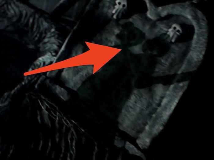 During the "This Is Halloween" graveyard scene, one ghost has two heads.