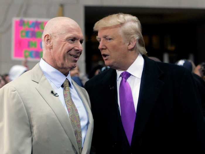 McMahon is also friends with President Trump.